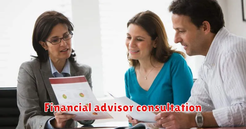 Financial advisor consultation