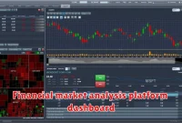 Financial market analysis platform dashboard