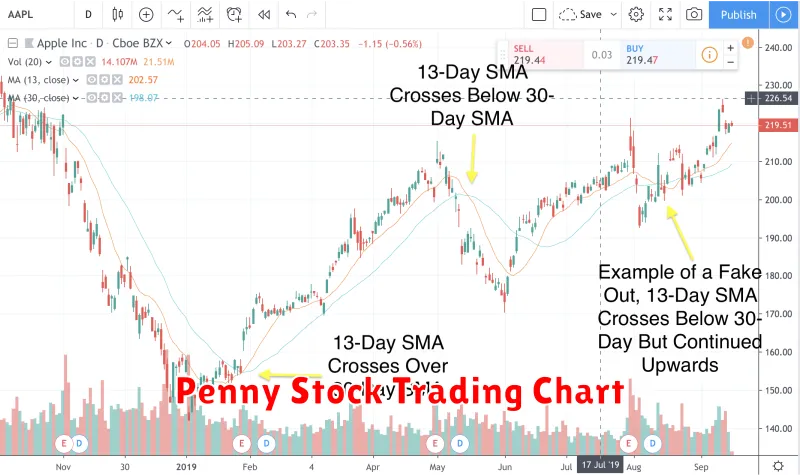 Penny Stock Trading Chart