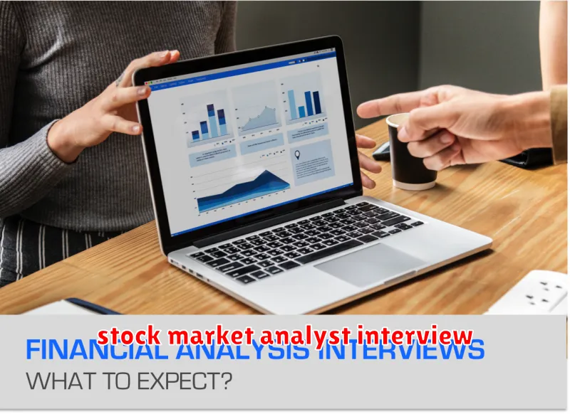 stock market analyst interview